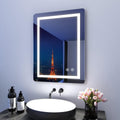 LED Mirror, 24x32 Inch Lighted Bathroom Mirror with Lights, Anti Fog, Dimmable, 3 Lighting Temperature Setting A875