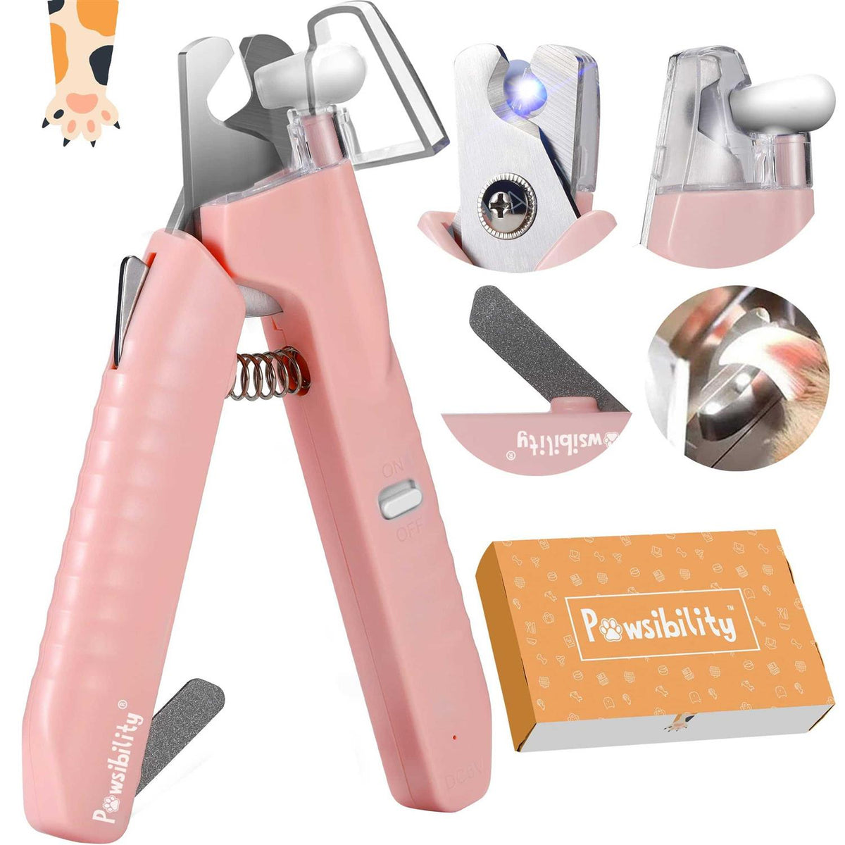 Pet Nail Clippers with LED Light P3180