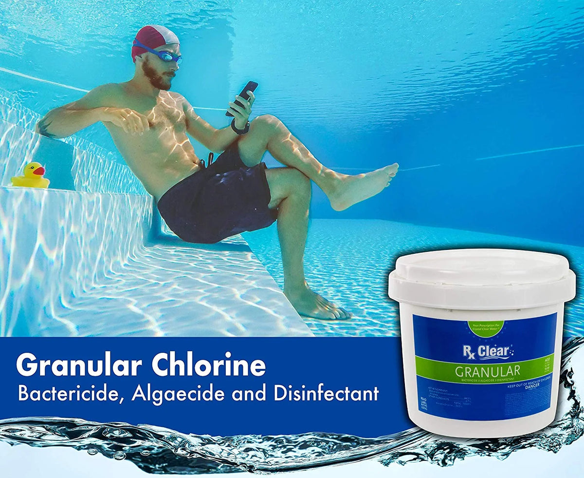 Granular Swimming Pool Chlorine 100 lbs Bucket P1842