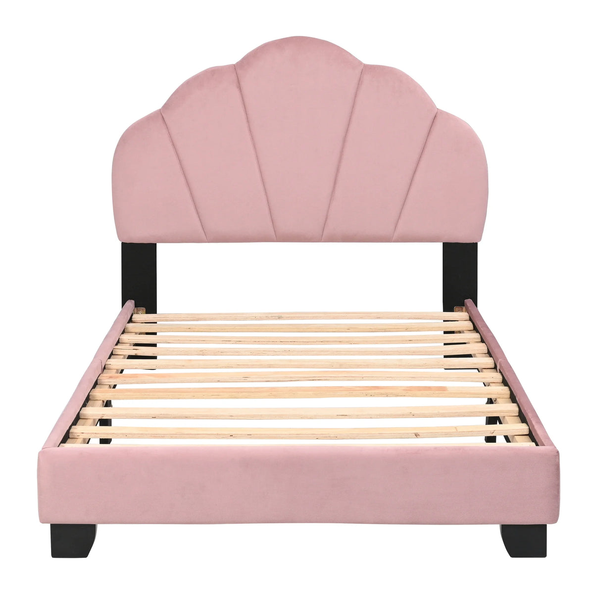 Pink Upholstered Twin Size Platform Bed G98960