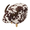 Velvet Cow Ottoman Y367