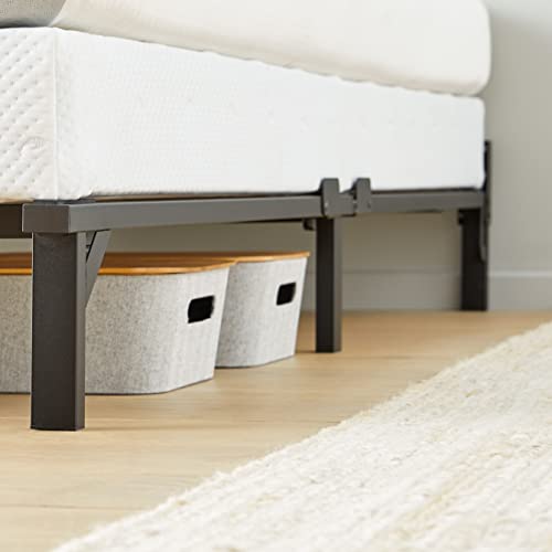 Metal Bed Frame, Full, Black Q56091