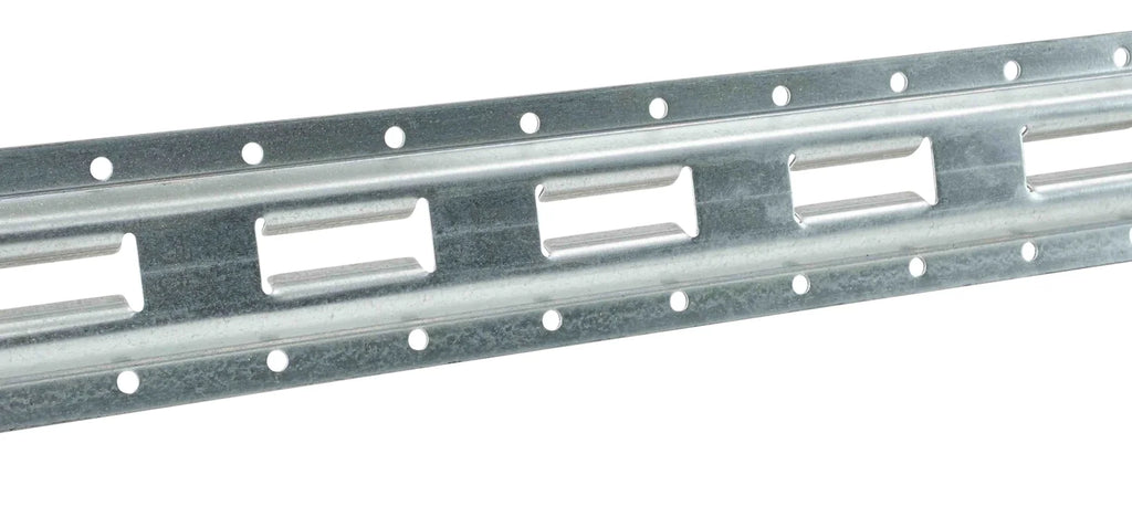 (8 Pack) 5' Vertical Galvanized Steel Bolt-On E-Track Tie-Down Rail M854309