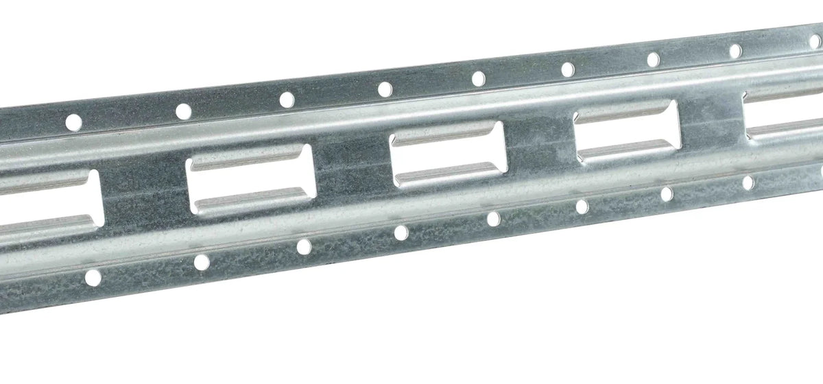(8 Pack) 5' Vertical Galvanized Steel Bolt-On E-Track Tie-Down Rail M854309