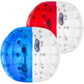 2PC Inflatable Bumper Balls 5 ft Diameter Red & Blue E32076