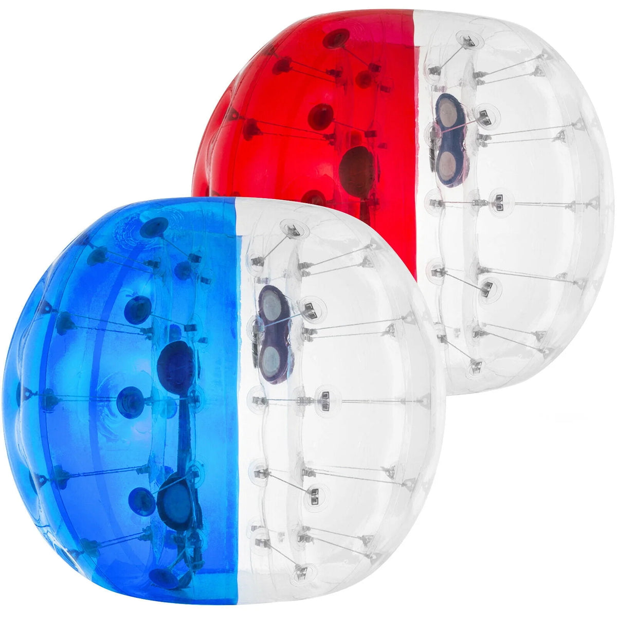 2PC Inflatable Bumper Balls 5 ft Diameter Red & Blue E32076