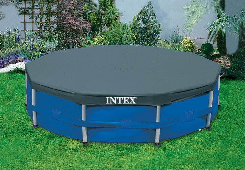 10 Foot x 30 Inches Round Above Ground Pool with Pool Cover E137170