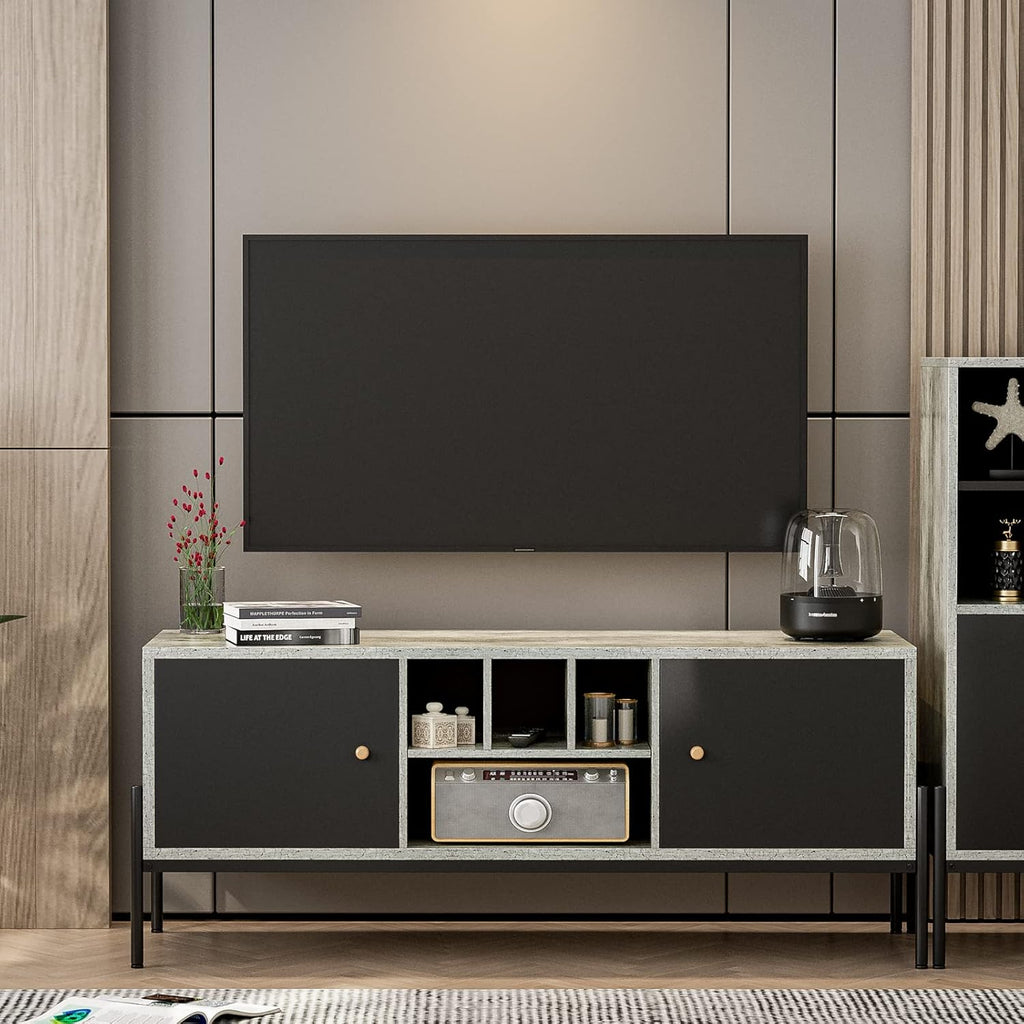 TV Stand with Storage and Open Shelves G2523