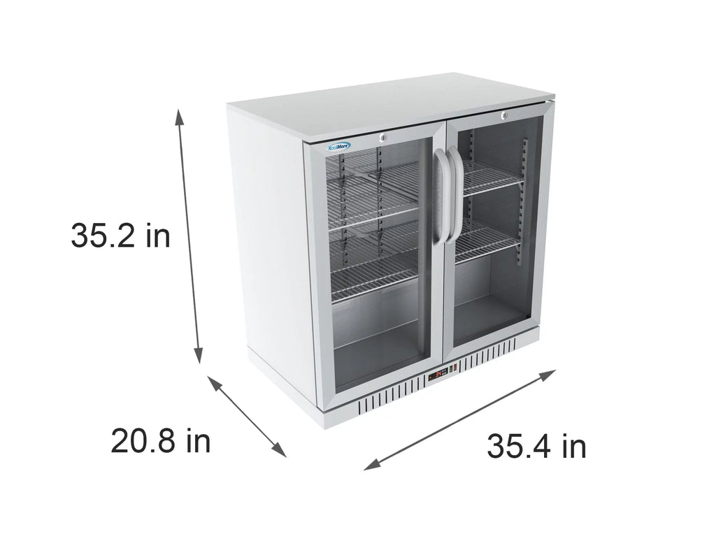 Two-Door Back Bar Refrigerator 7.4 Cu. ft. K3470