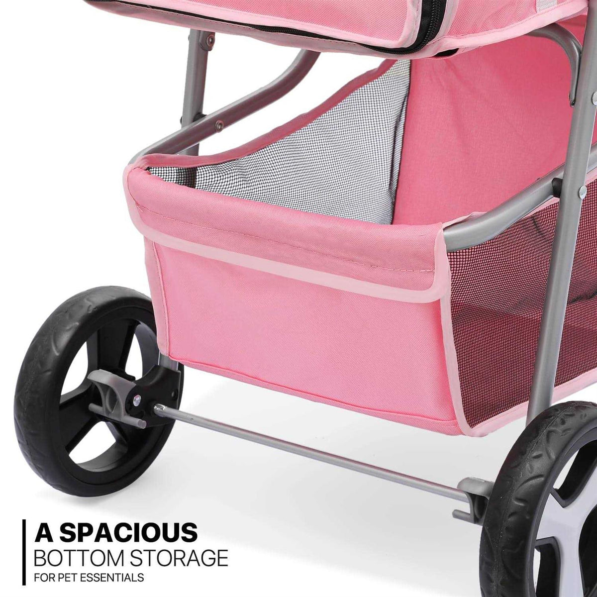 Foldable Pet Stroller with Weather Cover K376