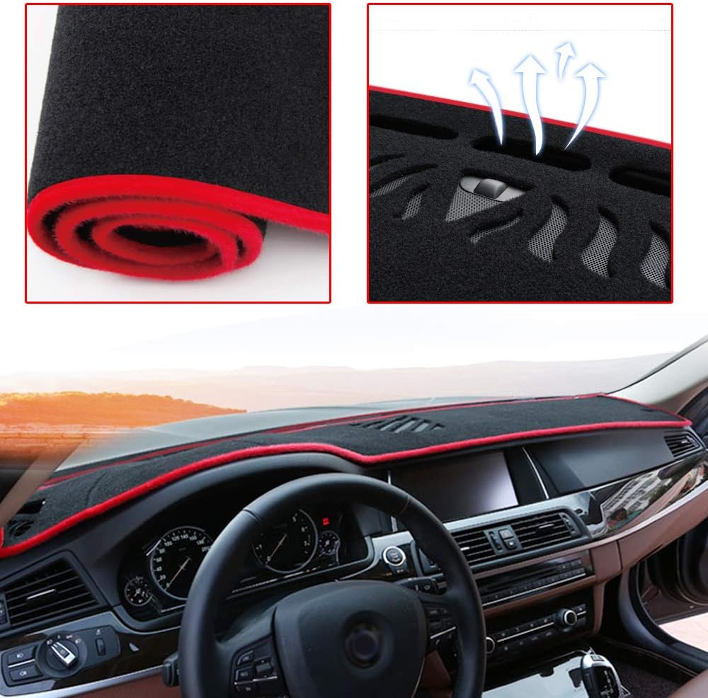 Black Carpet Dashboard Cover Mat W63714