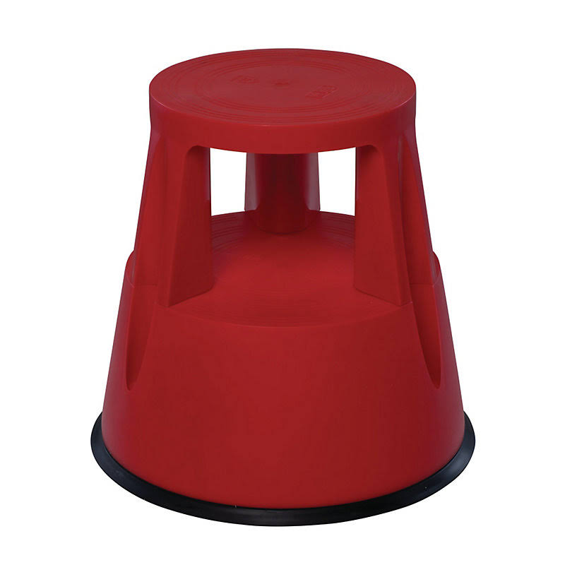 Red Plastic Step Stool P19308