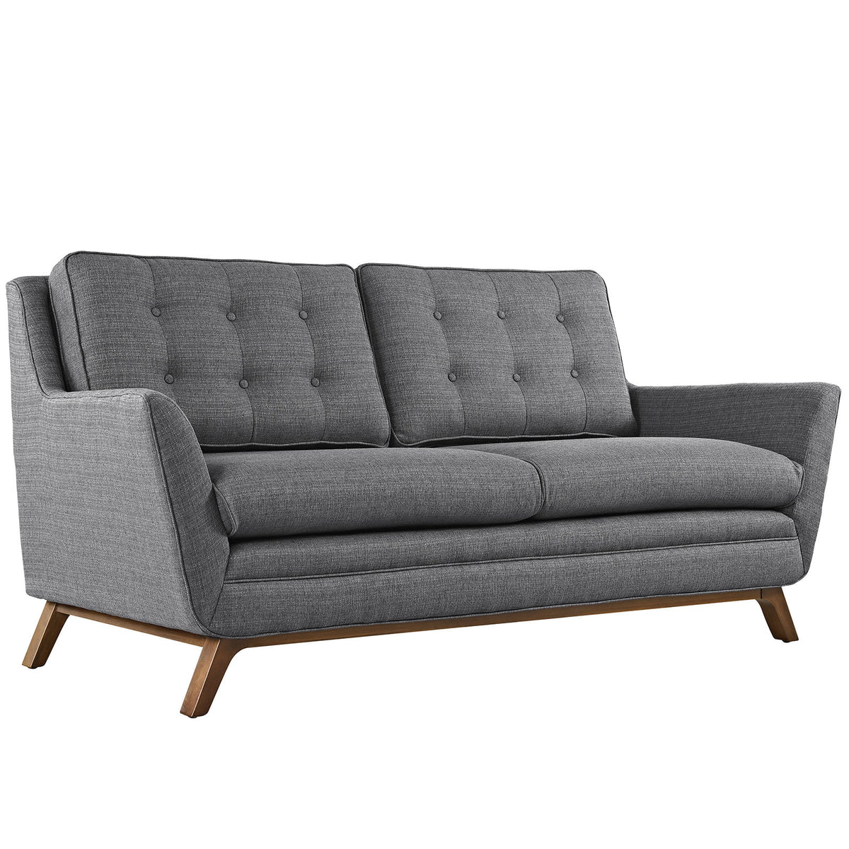Grey Fabric Sofa Set of Two E61298