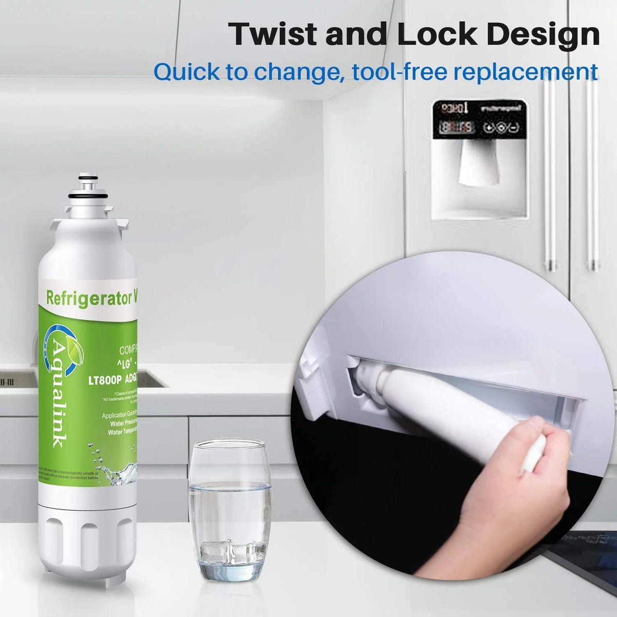Refrigerator Water Filter 2Pack U519
