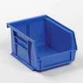 Plastic Stack & Hang Bin, Blue, Pkg Qty 24 Z5664
