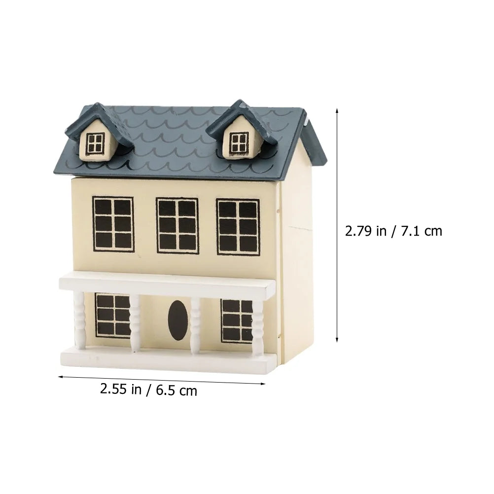 Miniature Wooden House Model A54400