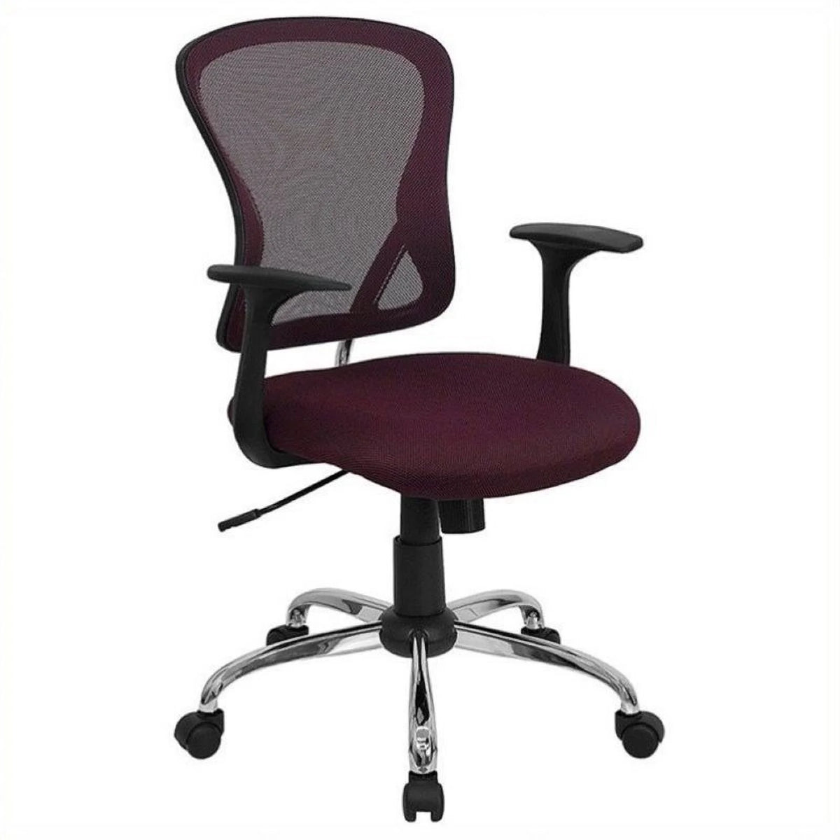 Mid-Back Mesh Office Chair with Chrome Finished Base L299