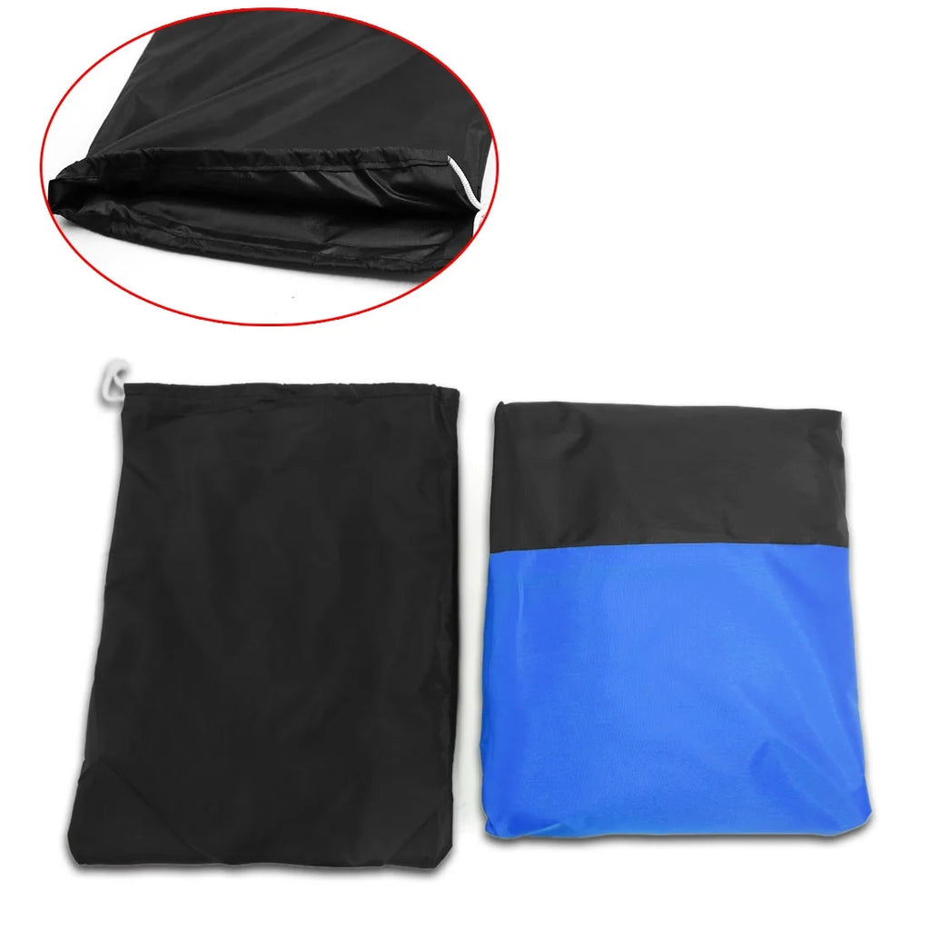 Black Blue Motorcycle Cover M339009
