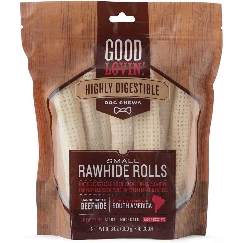 Highly Digestible Rawhide Rolls for Dogs B822