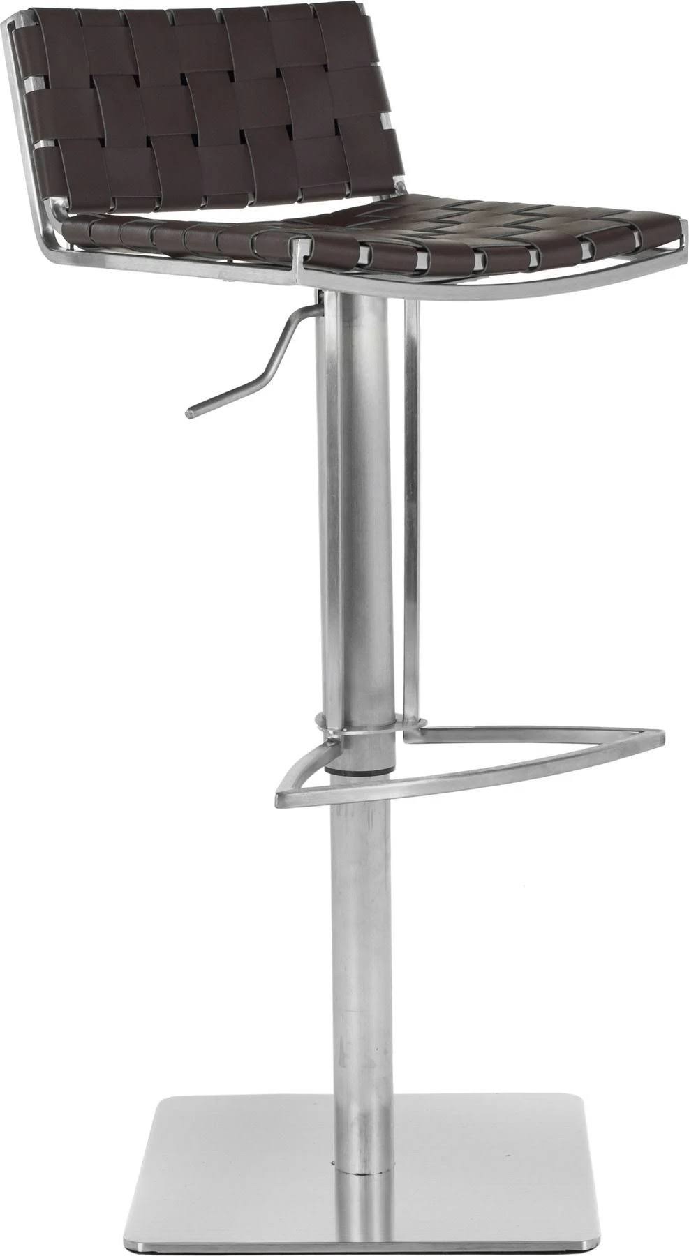 Brown Gas Lift Swivel Bar Stool B56274