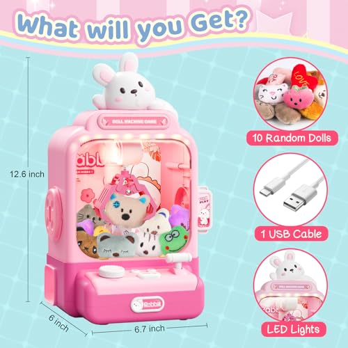 Claw Machine with LED Lights & Sound Q21344