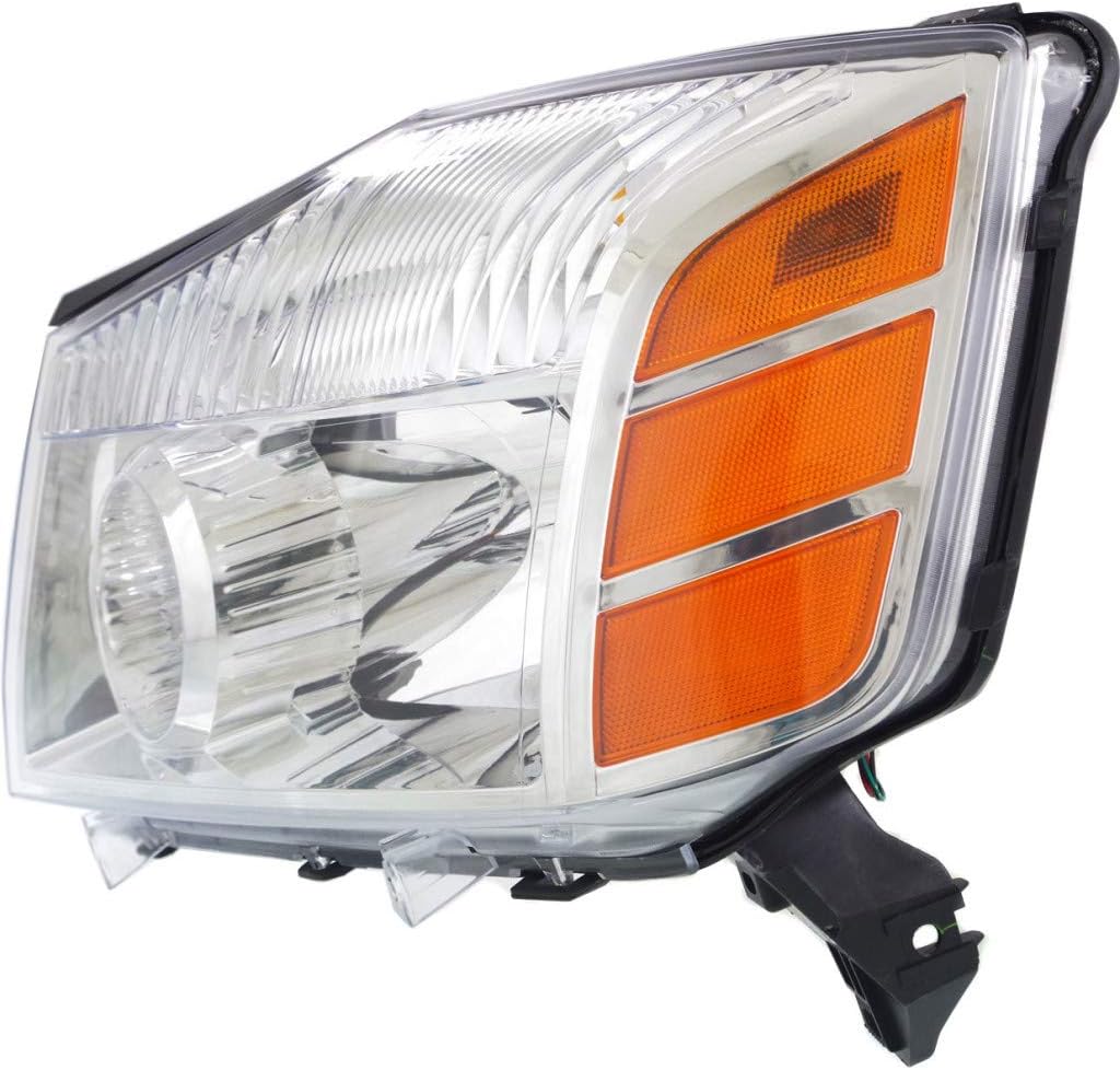 Nissan Titan Headlight 2004-2007 Driver Side W13068