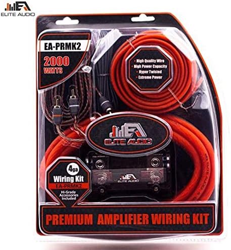 0 Gauge CCA Amplifier Wiring Kit with 20 feet 0 AWG and 2-Channel RCA Interconnects C609