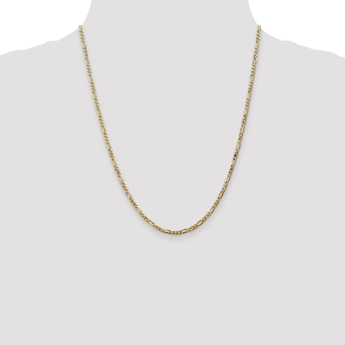 14k Yellow Gold 2.75mm Figaro Chain R8264