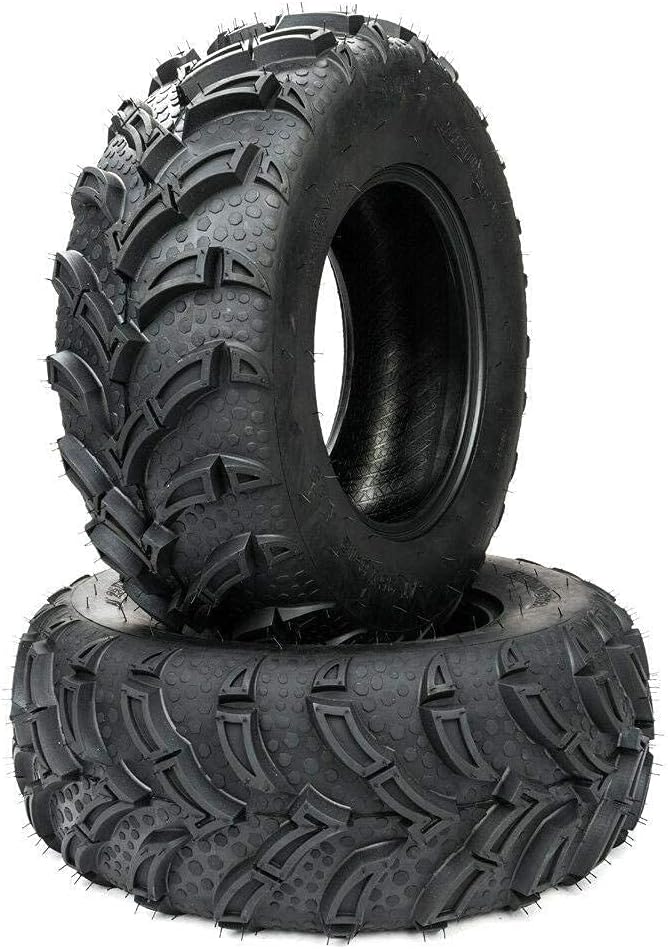 2 PCS All Terrain Tubeless ATV UTV Tires 25x10-12 Rear 6PR C635