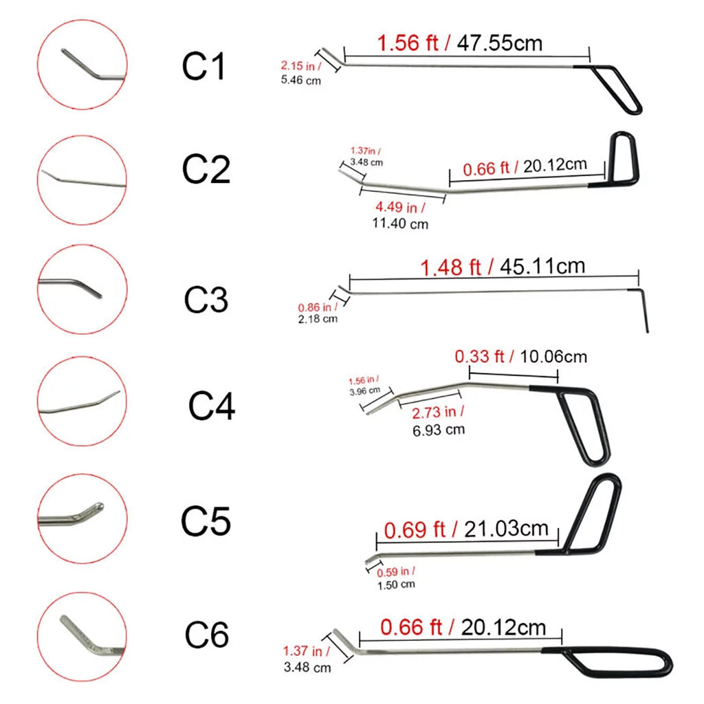 21 Pcs Paintless Dent Repair Tools Kit Z219