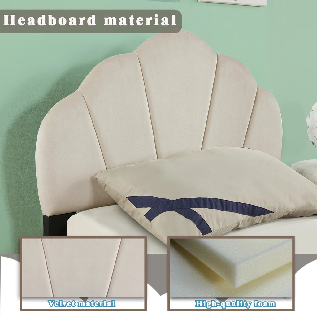 Pink Upholstered Twin Size Platform Bed G98960