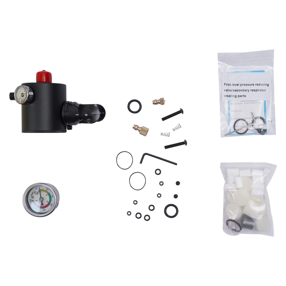 Mini Scuba Diving Case Kit 0.5L Oxygen Tank Pump Equipment M35632