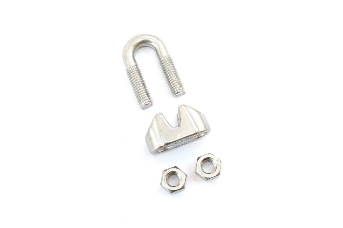 Stainless Steel Wire Rope Cable Clips 1/4 Inches 6mm C220184