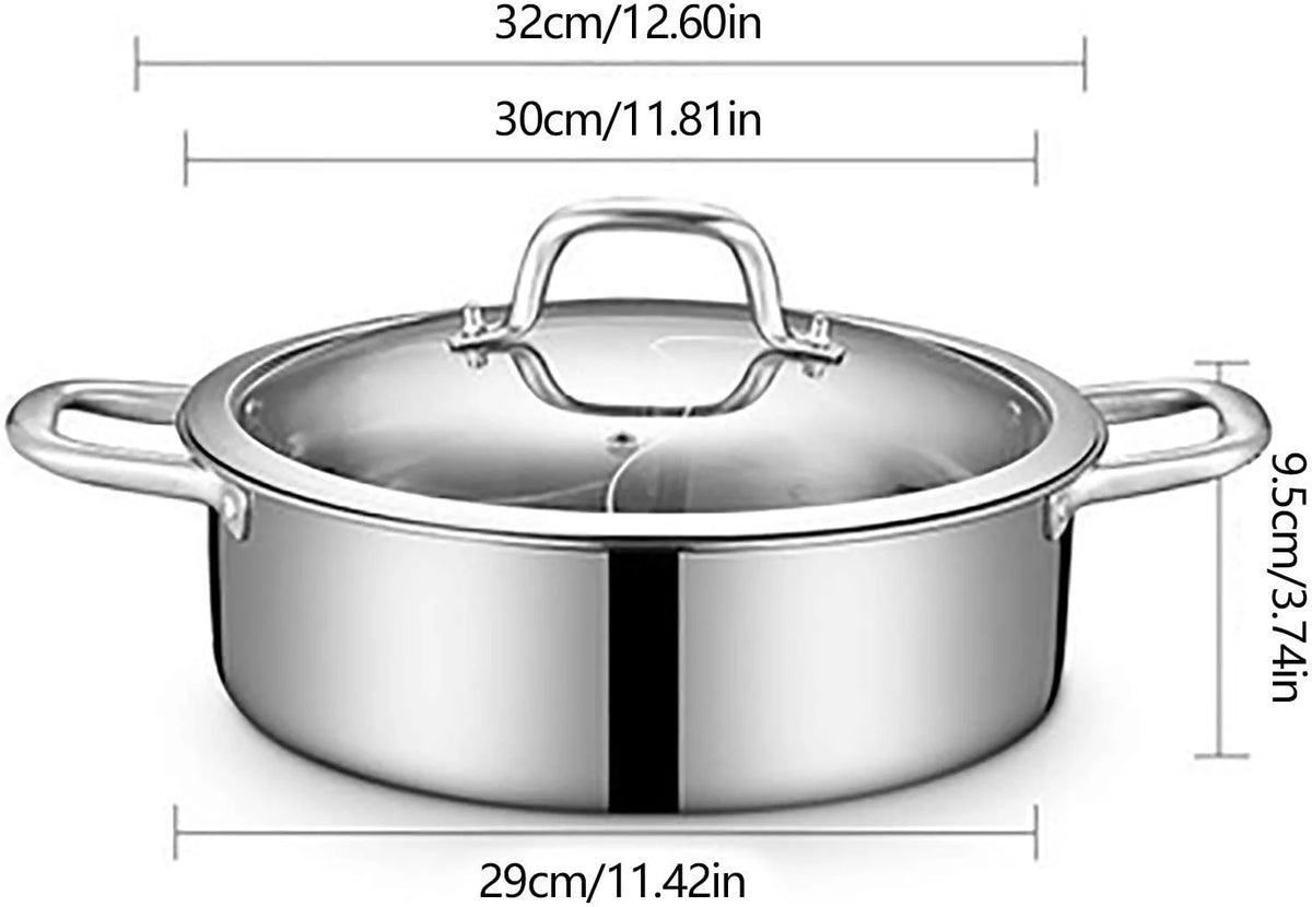 Portable 304 Stainless Cookware Set with Lid K276