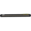 24-Port Shielded Cat6 Feed-through Patch Panel X6082