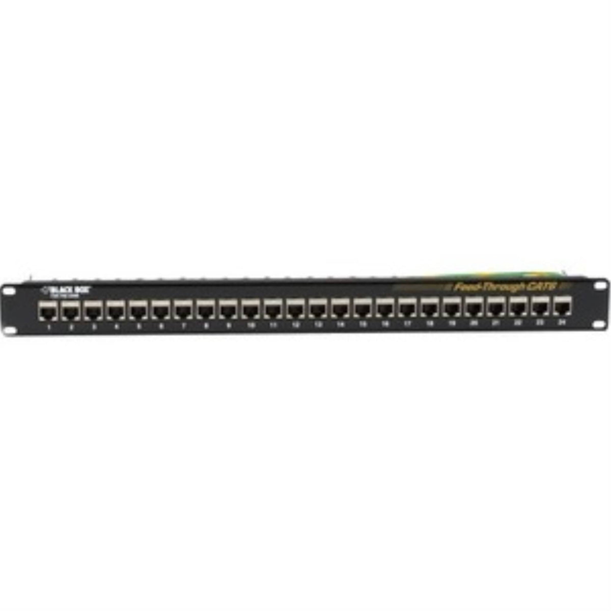 24-Port Shielded Cat6 Feed-through Patch Panel X6082
