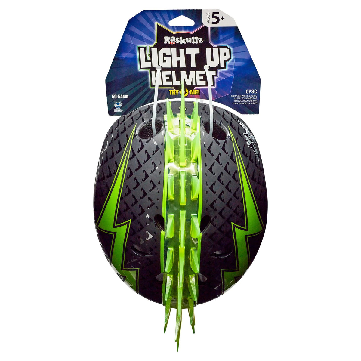 Green Bike Helmet Child 5+ 50-54cm K357