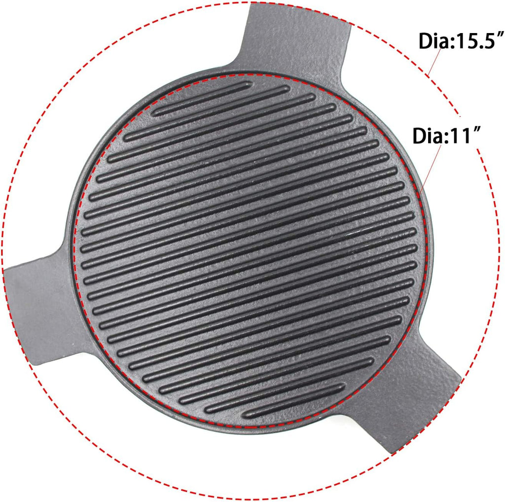 Cast Iron Plate Setter with 3 Legs, Pack of 2 K489740
