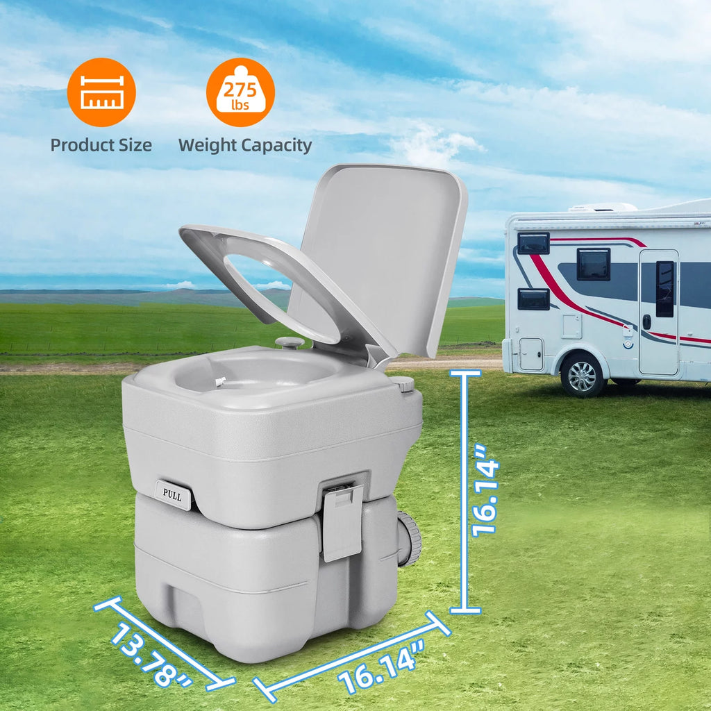 5.3 Gallon Portable Travel Toilet Q627311