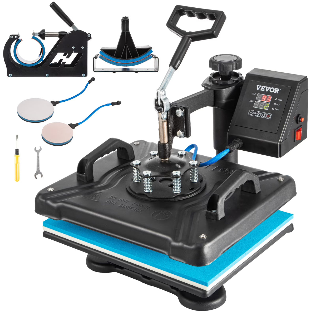 5 in 1 Heat Press Machine Digital Multifunctional Sublimation Q639
