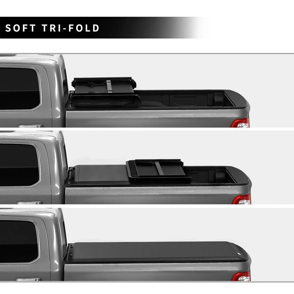 5 ft Soft Tri Fold Truck Bed Tonneau Cover C858