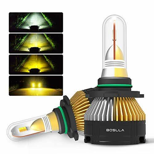 9006/HB4 3 Color 4 Modes 6500K/4300K/3000K Headlight Bulb Pack of 2 S859