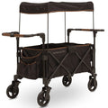 Black 2 Kids Stroller Wagon with Canopy G79072