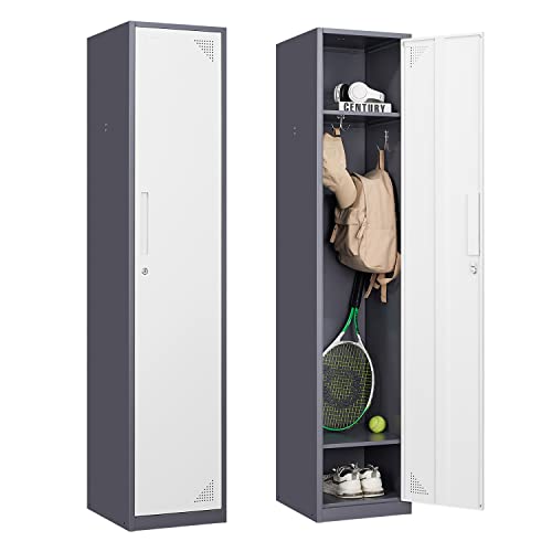 4 Door Steel Locker Cabinet with Lock and Keys Y126