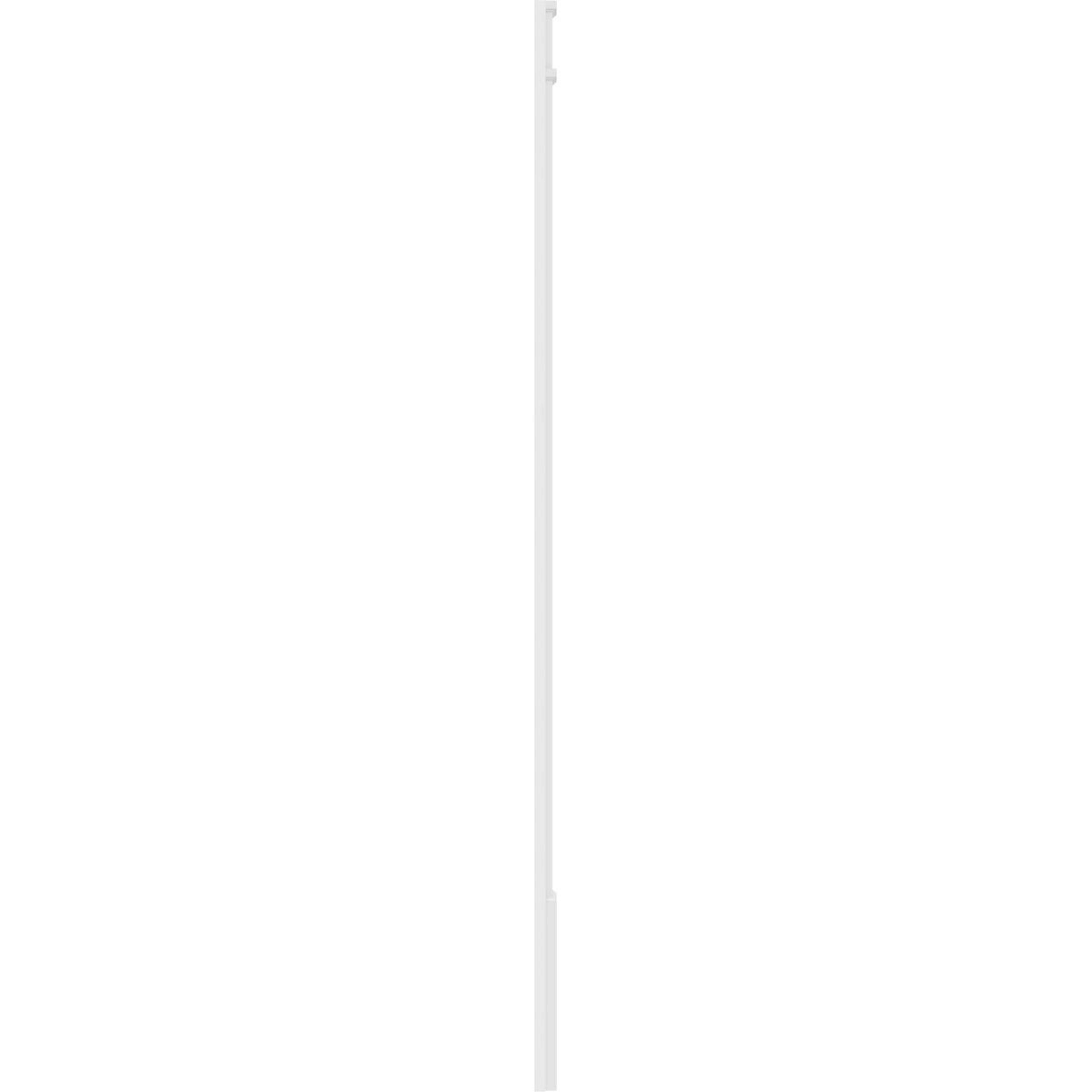 Plain PVC Pilaster with Decorative Capital & Base (Pair) A37241
