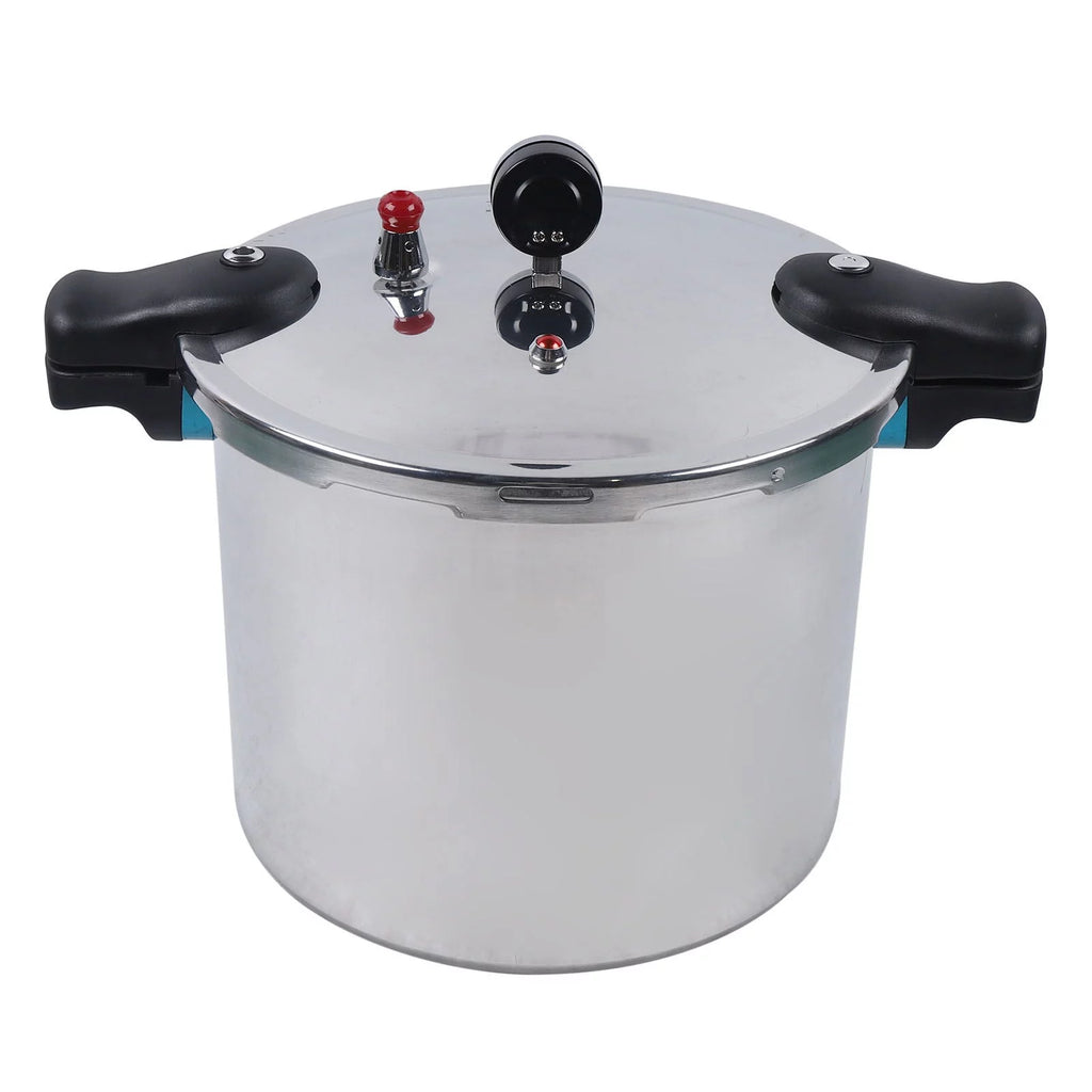 23 Quart Aluminium Pressure Canner Cooker with Gauge Release Valve M1333