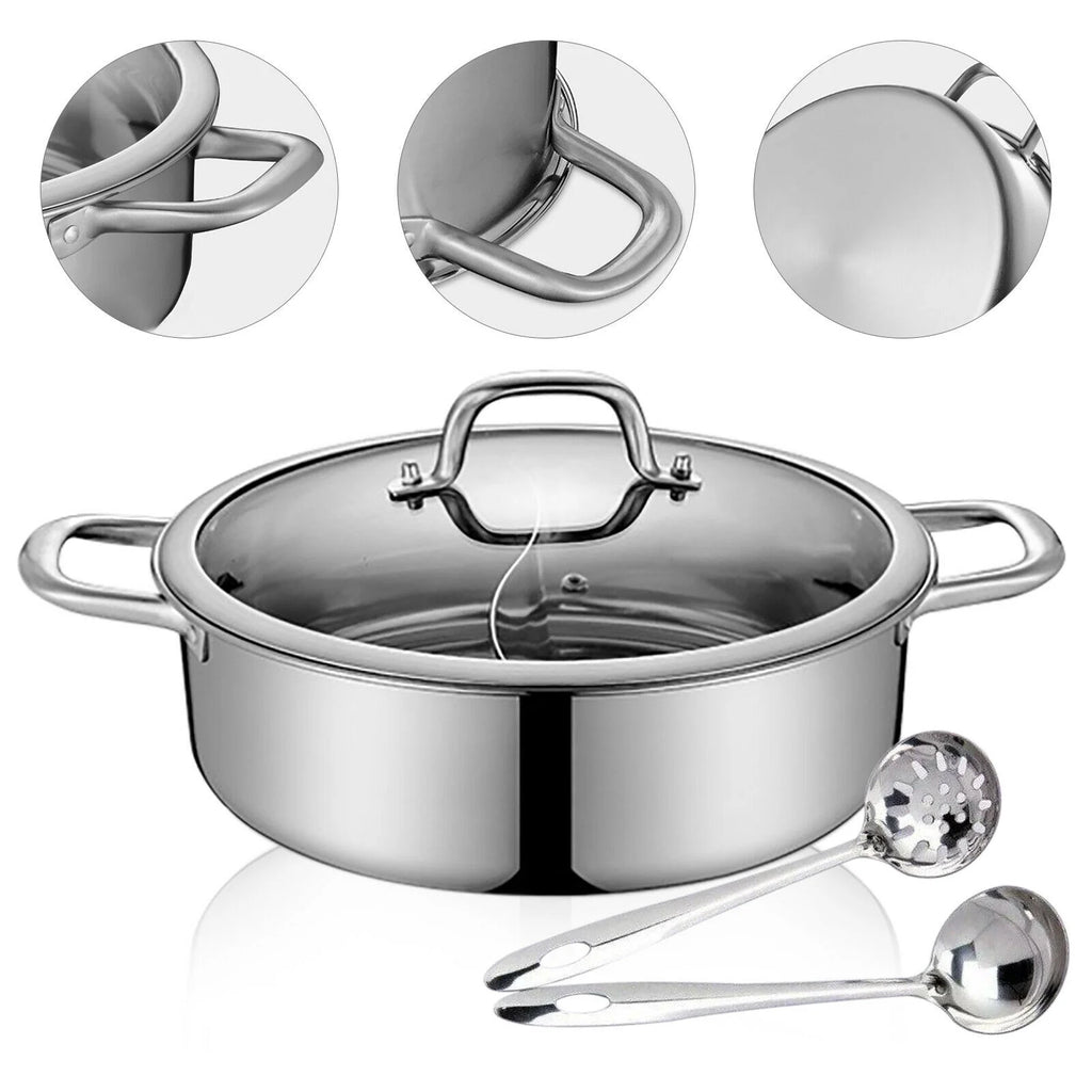 Portable 304 Stainless Cookware Set with Lid K276