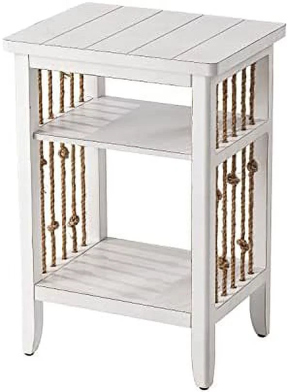 2 Tier MDF Wooden Nightstand I581751