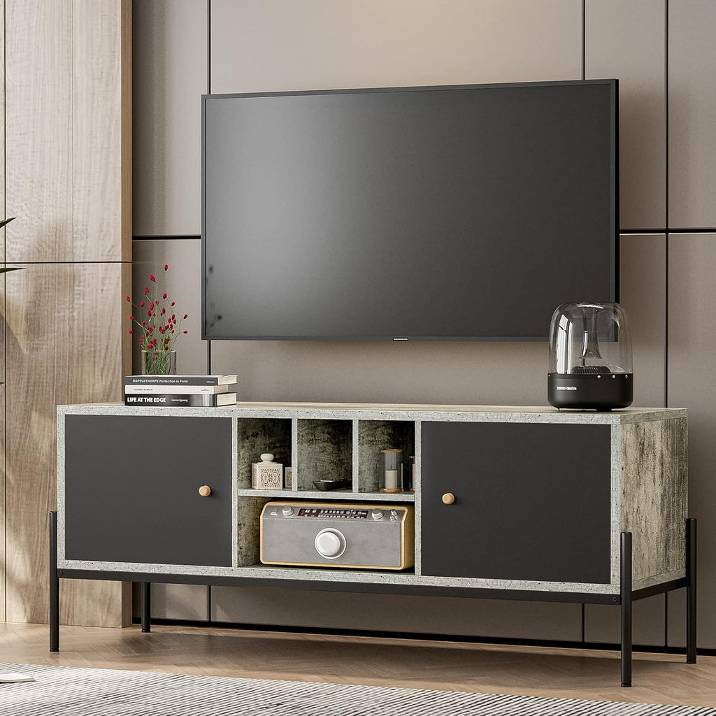 TV Stand with Storage and Open Shelves G2523
