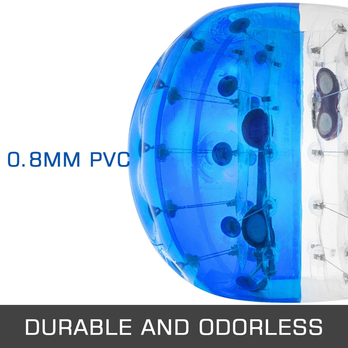 2PC Inflatable Bumper Balls 5 ft Diameter Red & Blue E32076